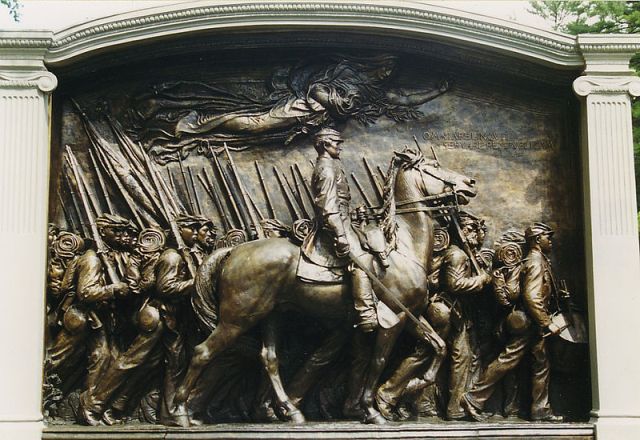 Robert Gould Shaw Memorial, Boston, from Wikipedia